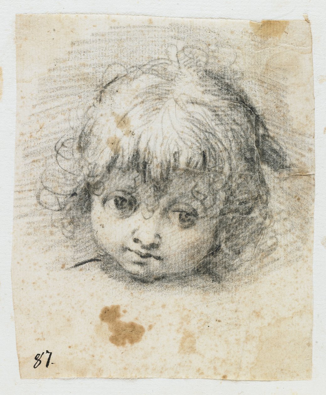 Porträt eines Kindes von Giuseppe Cesari