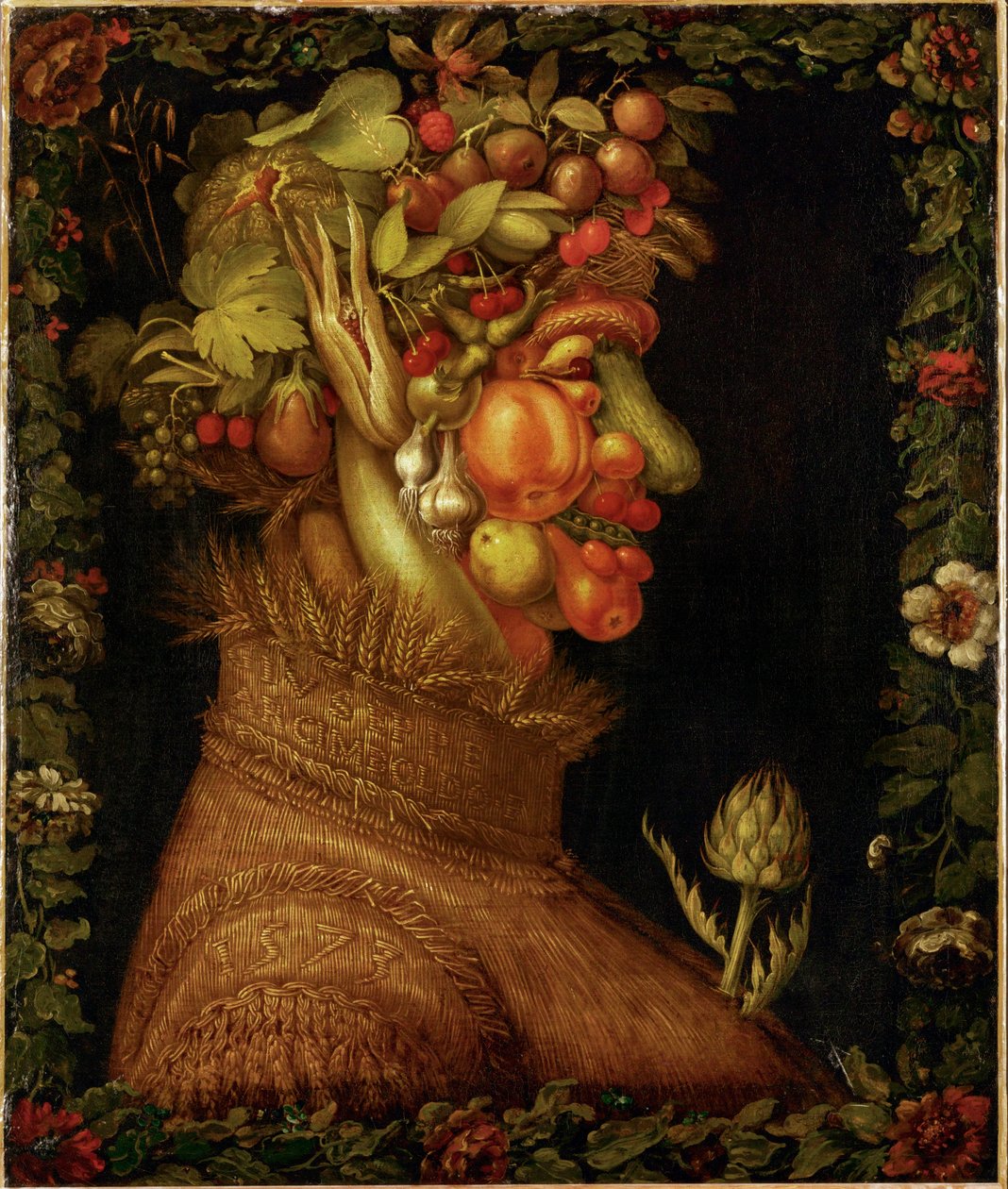 Sommer, Allegorie von Giuseppe Arcimboldo: Kunstdruck kaufen