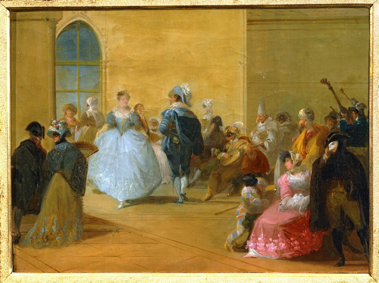 Ein venezianischer Maskenball von Giuseppe Bernardino Bison