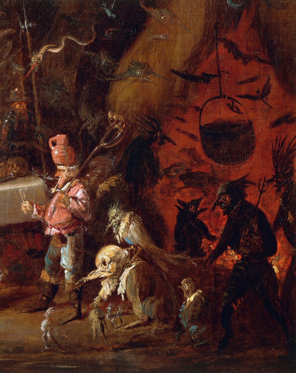 Hexen treffen sich (Detail) von Giuseppe Bernardino Bison