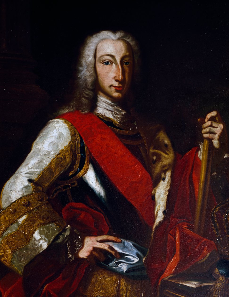 Porträt von Karl III. von Bourbon, König von Spanien, später Karl VII. als König von Neapel von Giuseppe Bonito