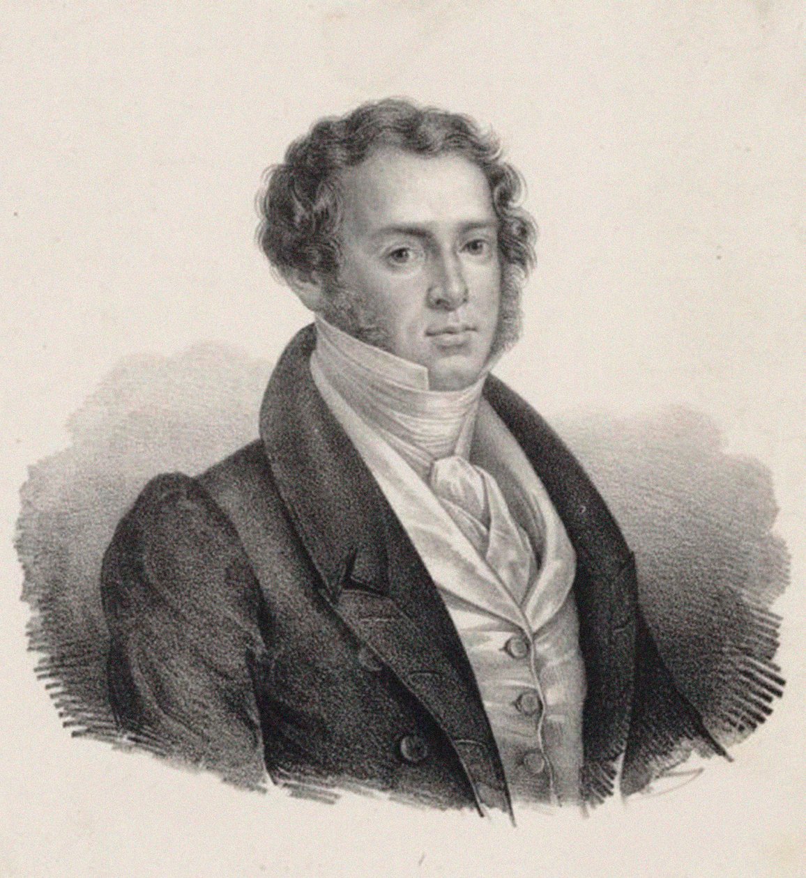 Porträt des Komponisten Saverio Mercadante 1795-1870 von Giuseppe Gozzini