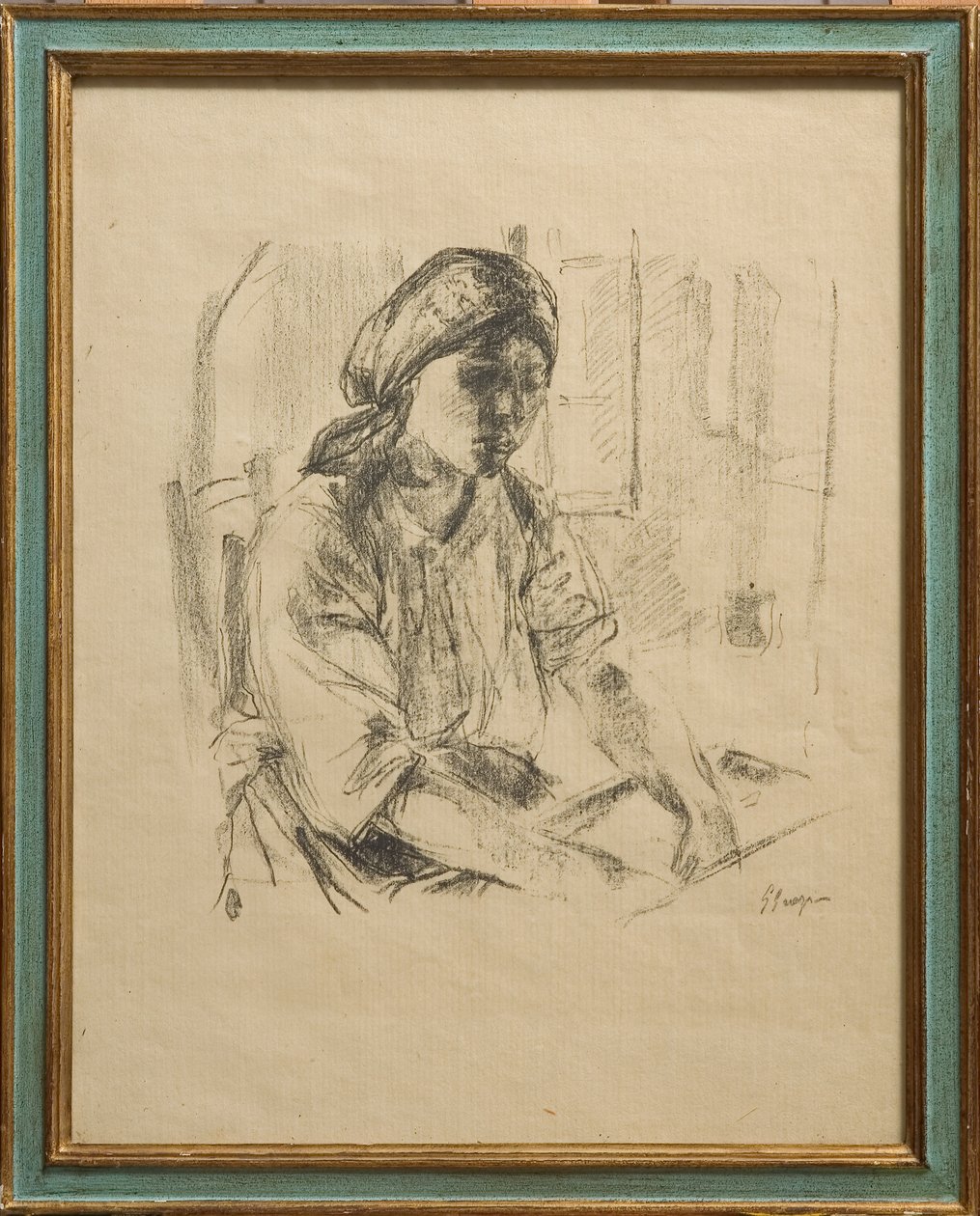Die Hausfrau von Giuseppe Graziosi
