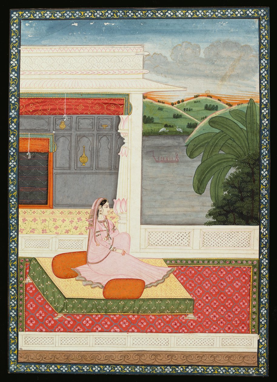 Eine einsame Dame wartet auf Nachrichten von ihrem Liebhaber, ca. 1800 von Giuseppe Maggiolini