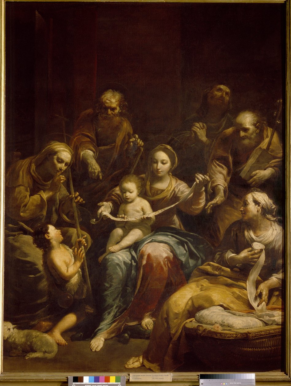 Die Heilige Familie von Giuseppe Maria Crespi