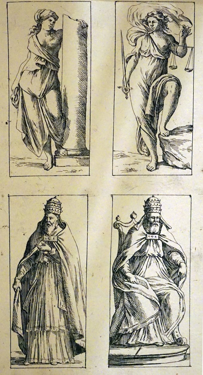 Tarotkarten aus dem 17. Jahrhundert von Giuseppe Maria Mitelli von Giuseppe Maria Mitelli