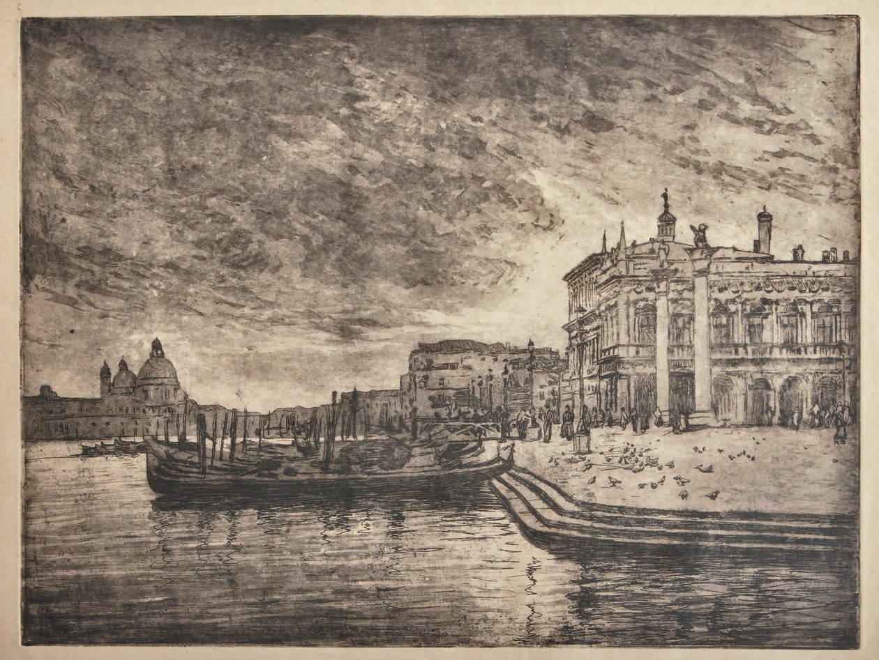 Der Königspalast und die Salute-Basilika von Giuseppe Miti Zanetti