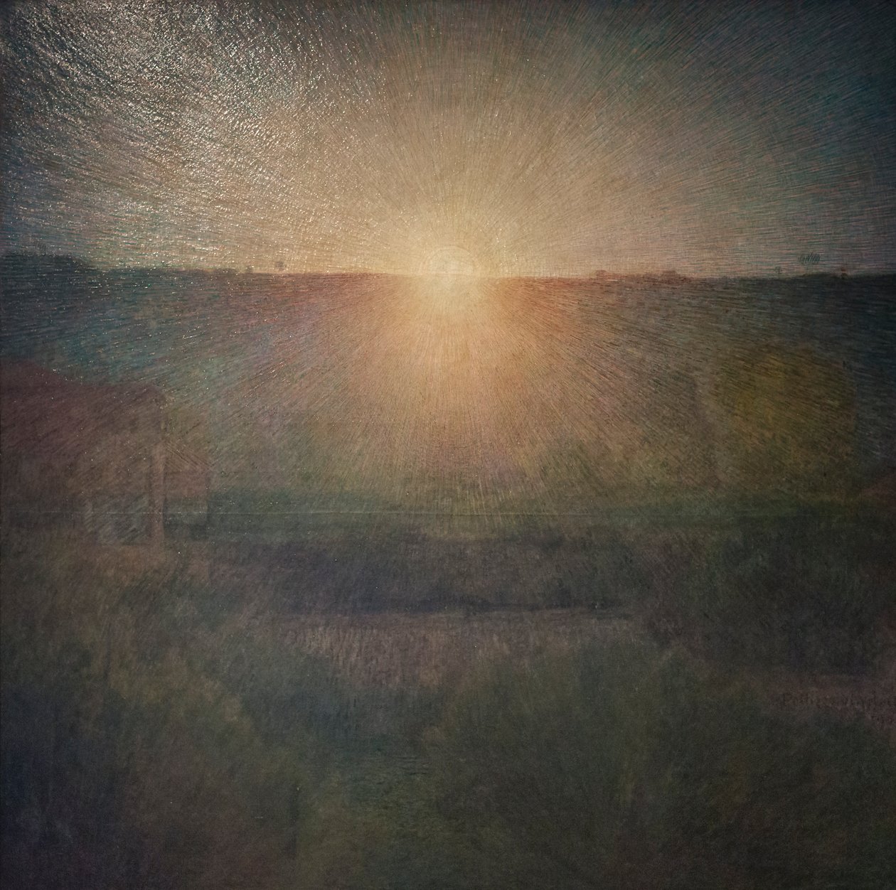 Die aufgehende Sonne von Giuseppe Pellizza da Volpedo