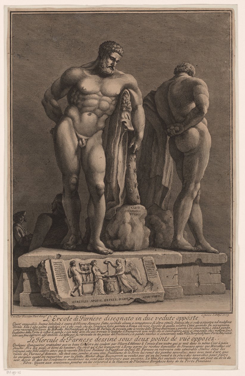 Herkules Farnese von Giuseppe Vasi