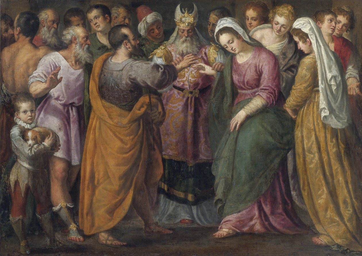 Die Hochzeit von Maria und Joseph von Giuseppe della Porta Salviati