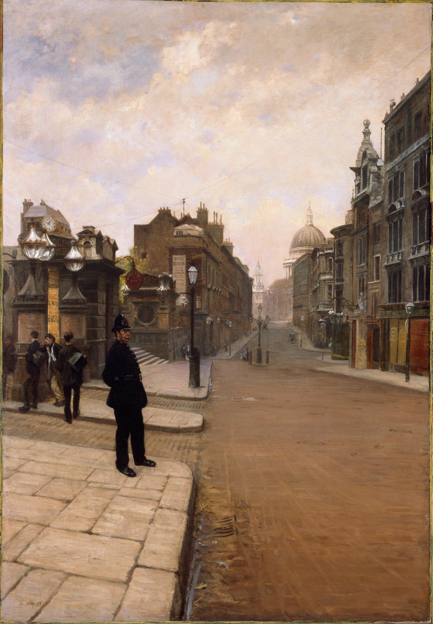 Ein Sonntag in London von Giuseppe or Joseph de Nittis