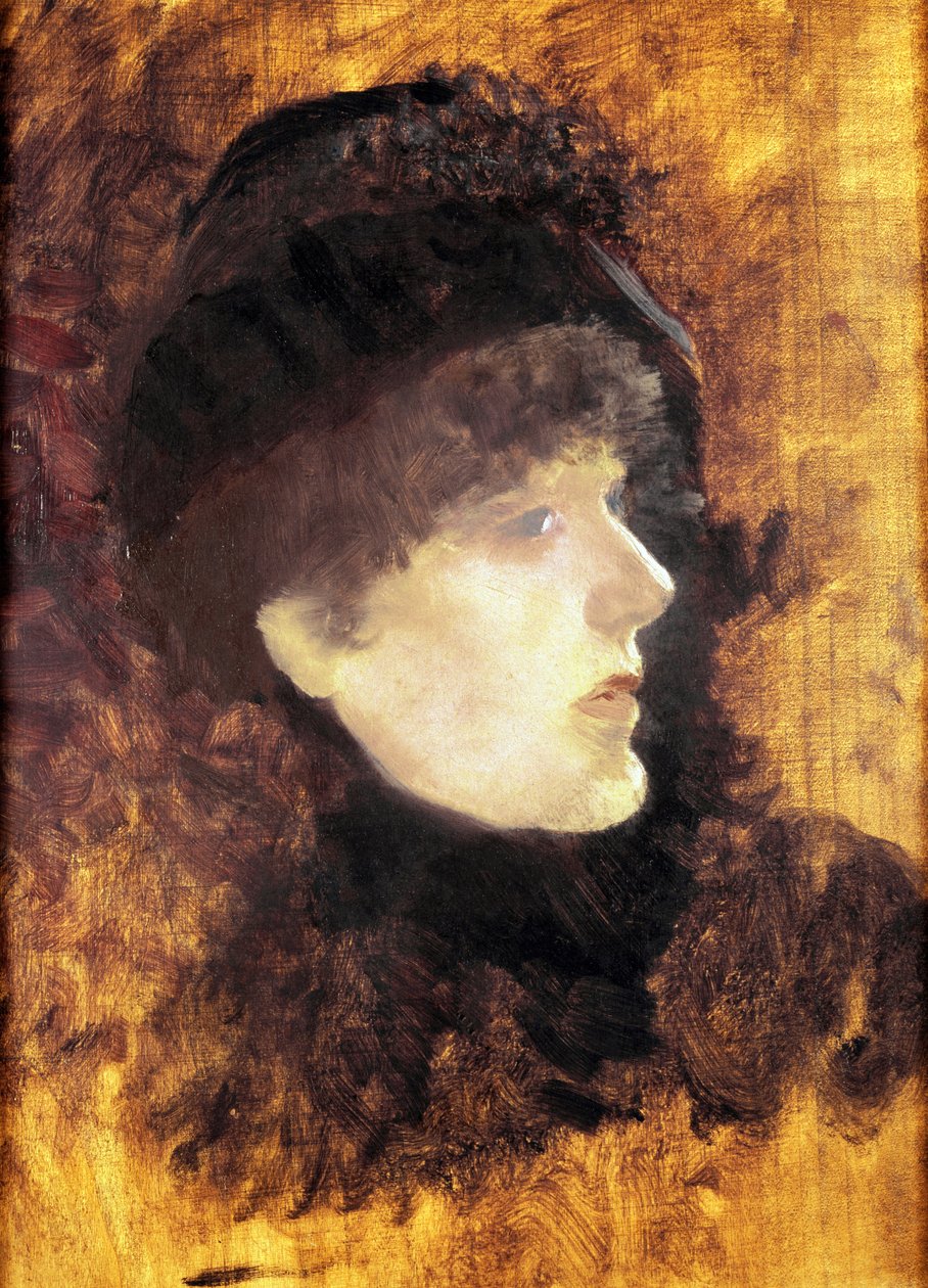 Porträt von Sarah Bernhardt von Giuseppe or Joseph de Nittis