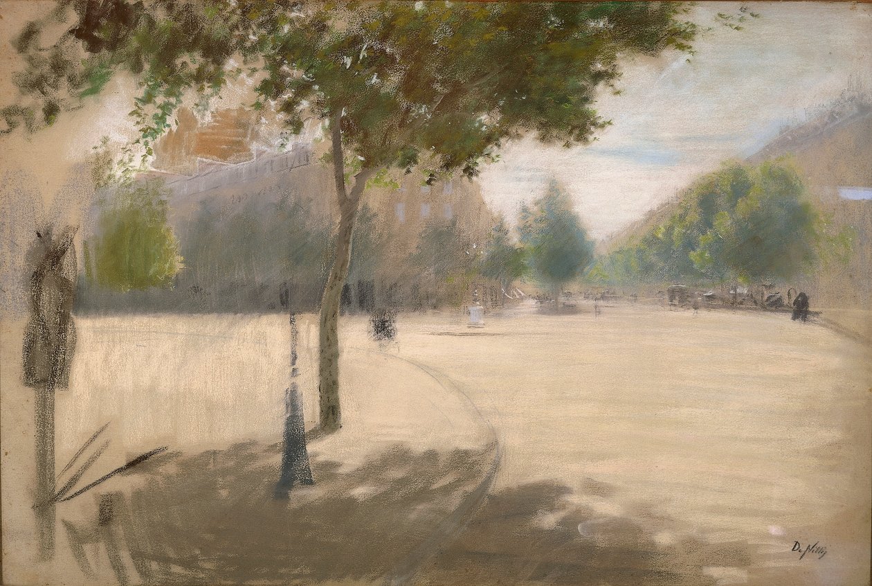 Sonniger Platz von Giuseppe or Joseph de Nittis