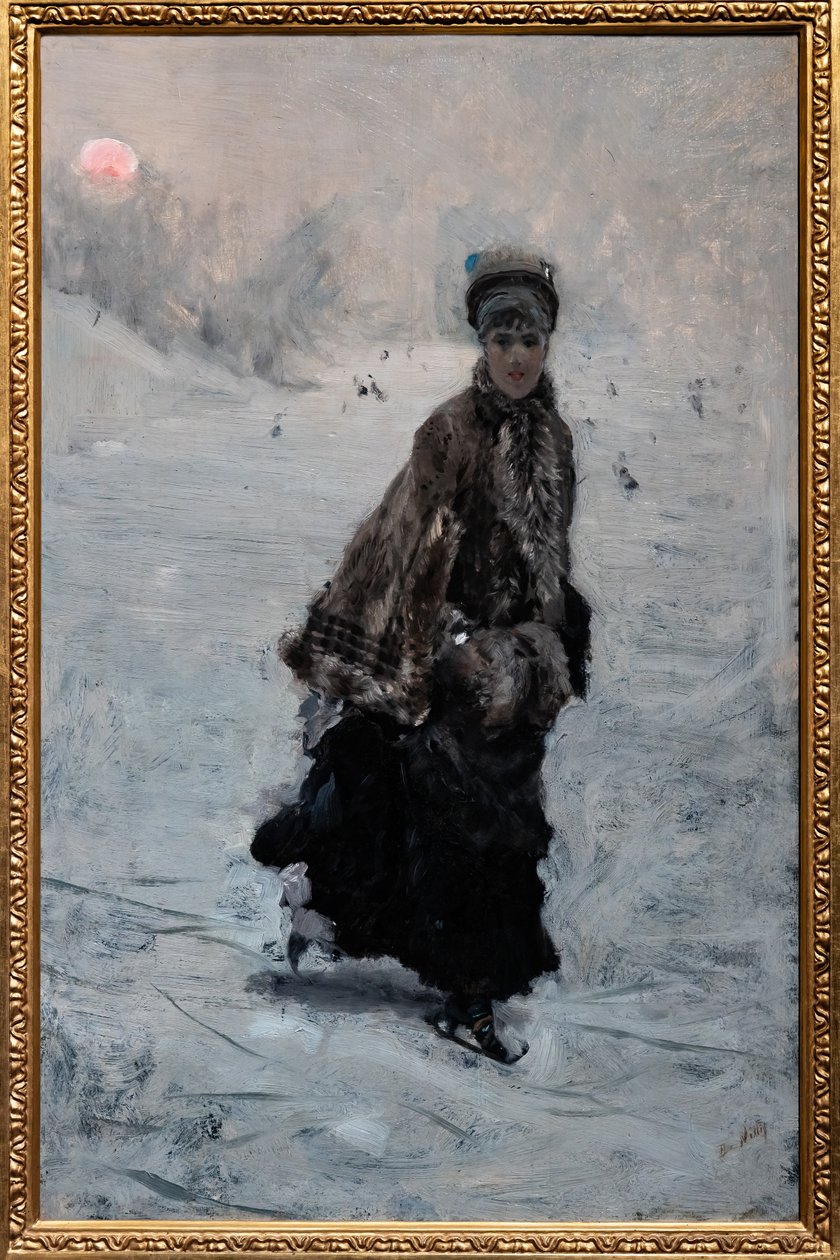 Der Schlittschuhläufer von Giuseppe or Joseph de Nittis