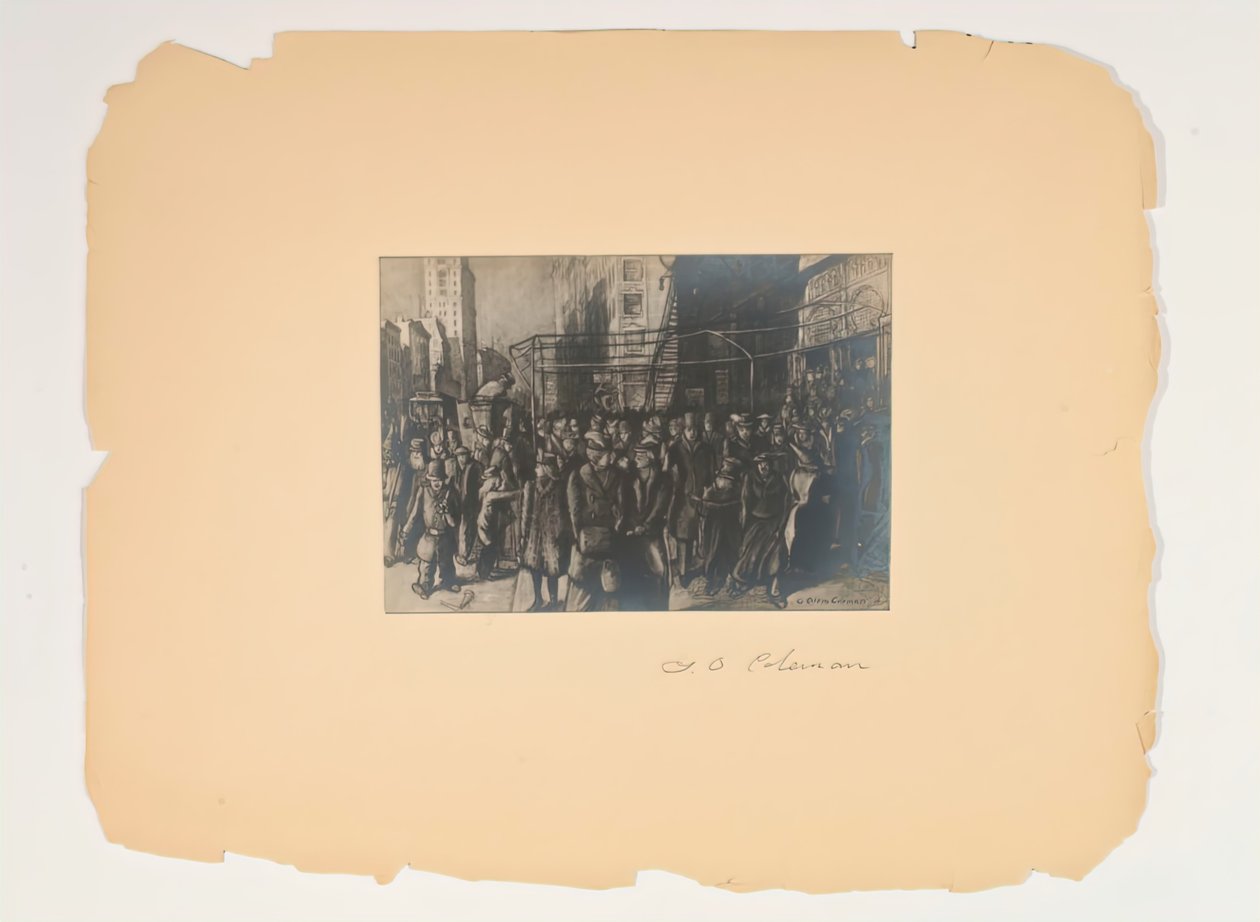 Szenen aus dem Leben der Menschen, Portfolio Untitled von Glenn O Coleman