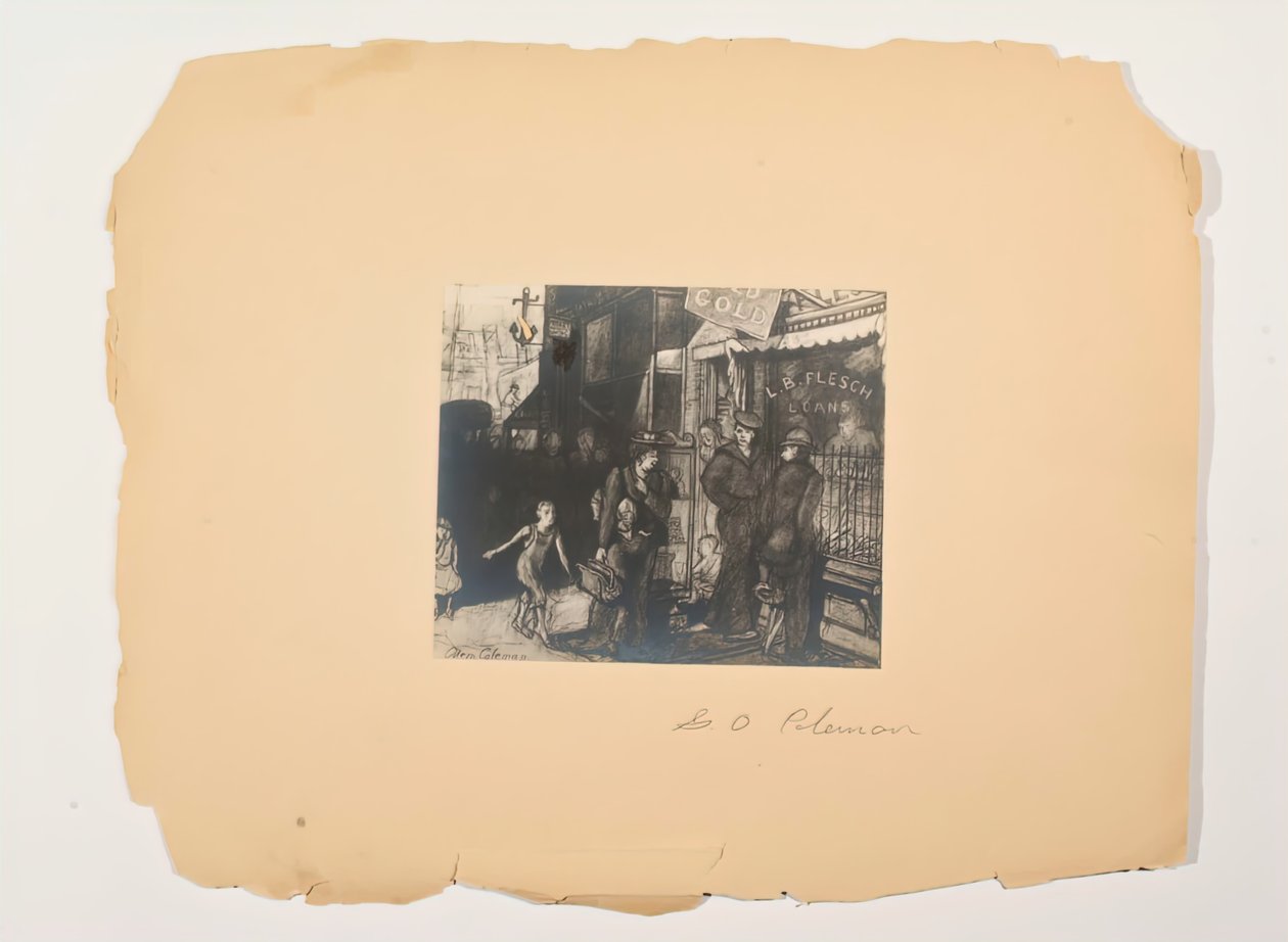 Szenen aus dem Leben der Menschen, Portfolio Unbetitelt, ca. 1905-1906 von Glenn O Coleman