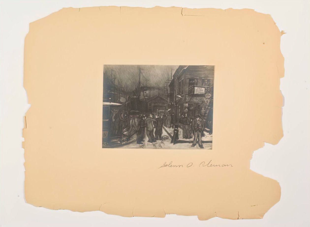 Szenen aus dem Leben der Menschen, Portfolio Untitled, ca. 1905-1906 von Glenn O Coleman