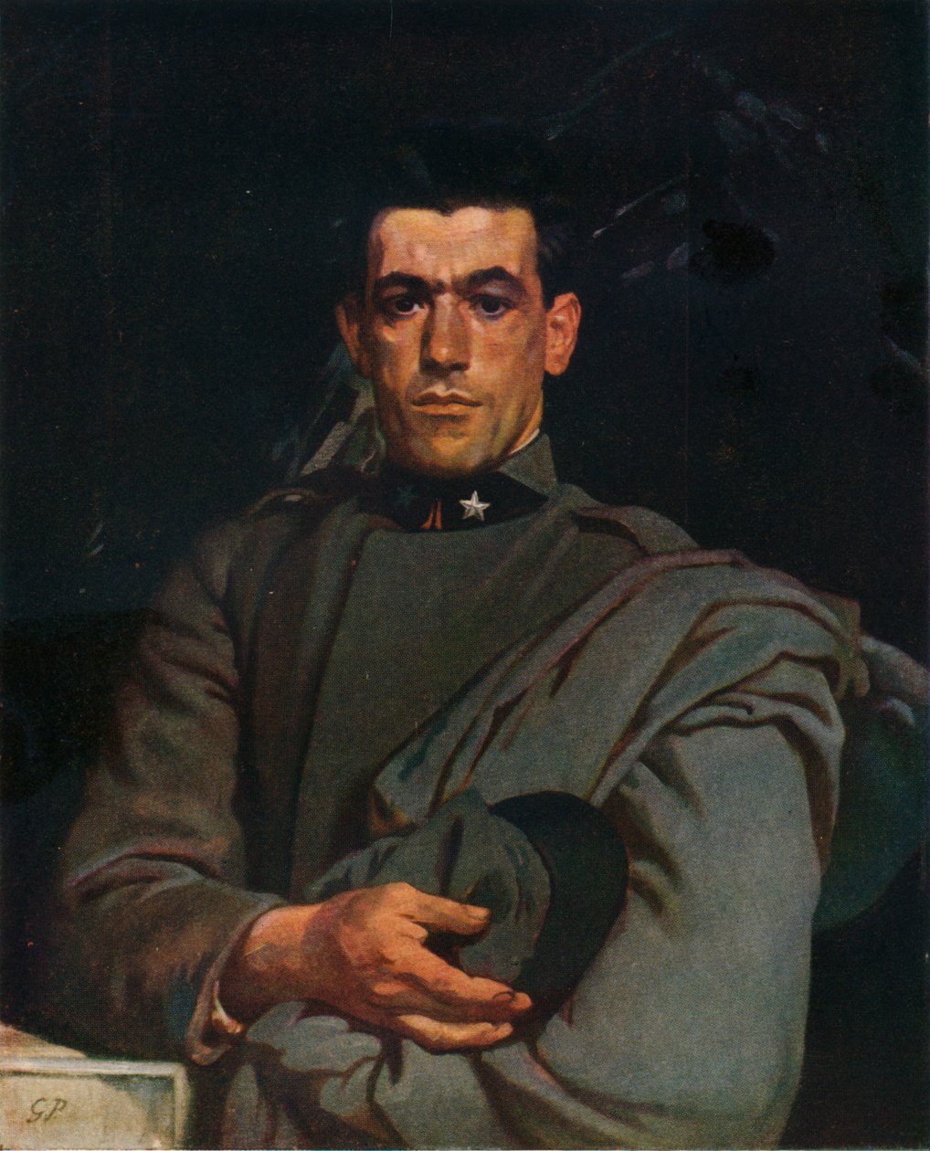 Italienischer Soldat, Nr. 2., um 1918, 1924
