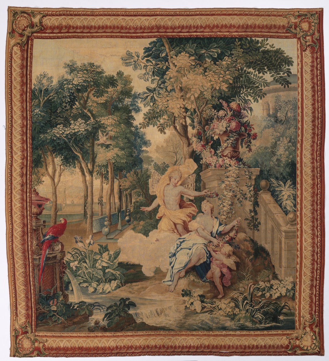 Flora und Zephyrus aus der Reihe Ovids Metamorphosen von Gobelins