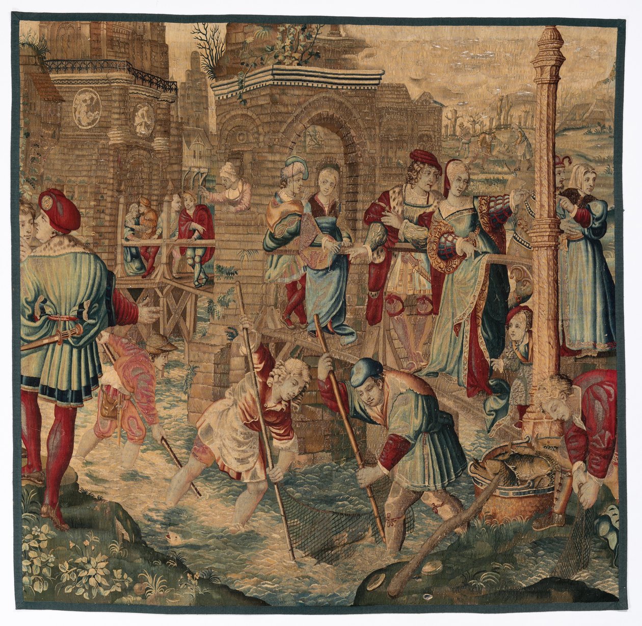 Vier Jahreszeiten, spätes 17. - frühes 18. Jahrhundert von Gobelins