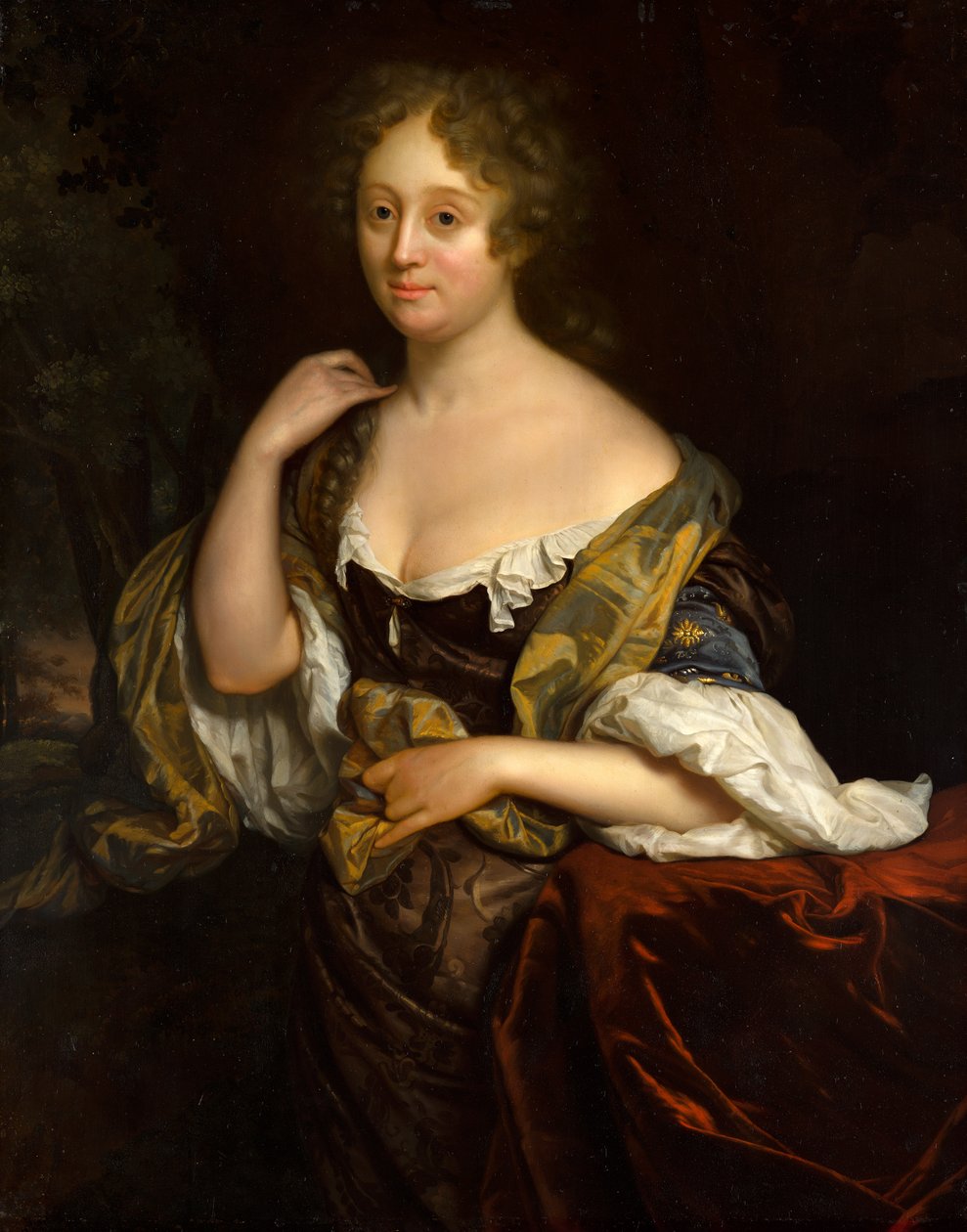 Porträt von Isabella Agneta Deutz (1658-1694/96) von Godfried Schalcken