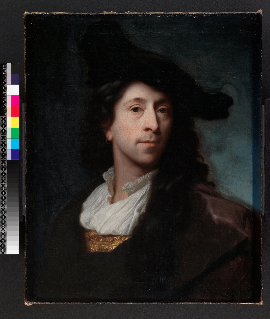 Selbstporträt, vor 1706 von Godfried Schalcken