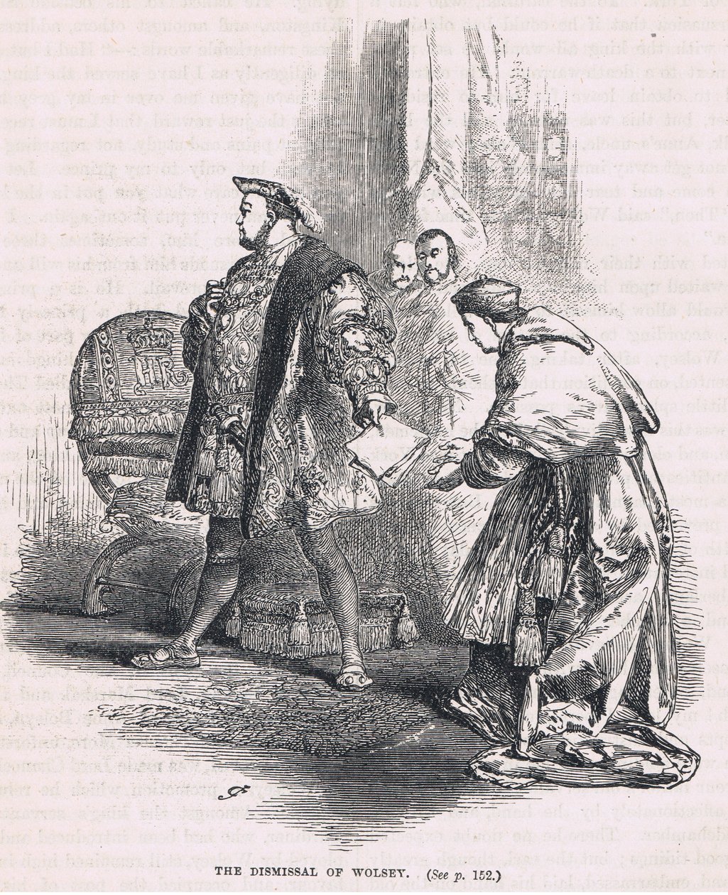 Die Entlassung von Wolsey 1530 von Gordon Frederick Browne