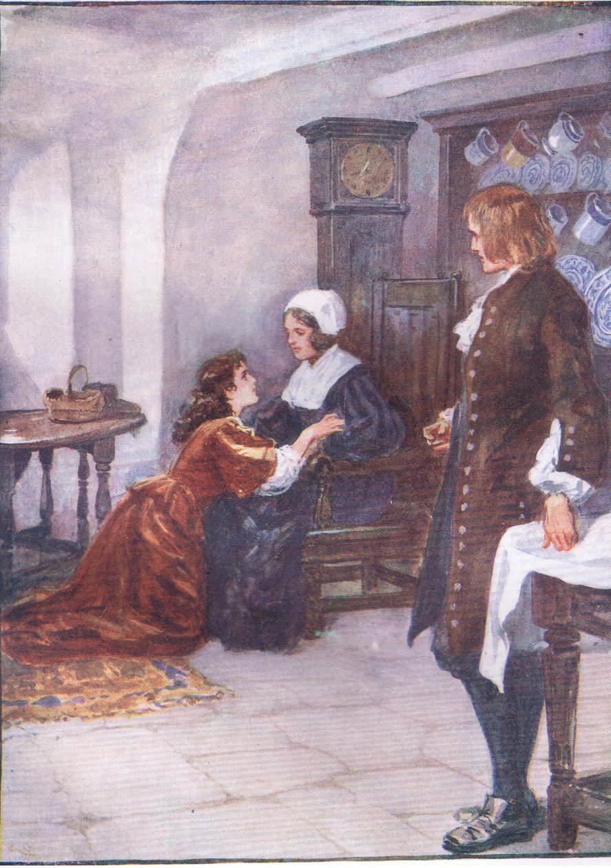 Und so ging sie zum Herzen der Mutter, aus Lorna Doone, veröffentlicht von W & R Chambers Ltd, 1921 von Gordon Frederick Browne
