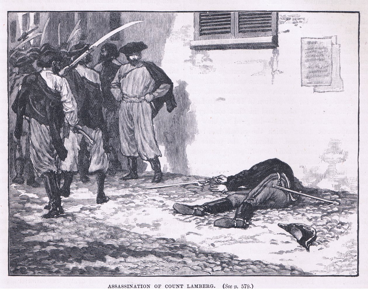 Ermordung von Graf Lamberg, 1849 von Gordon Frederick Browne