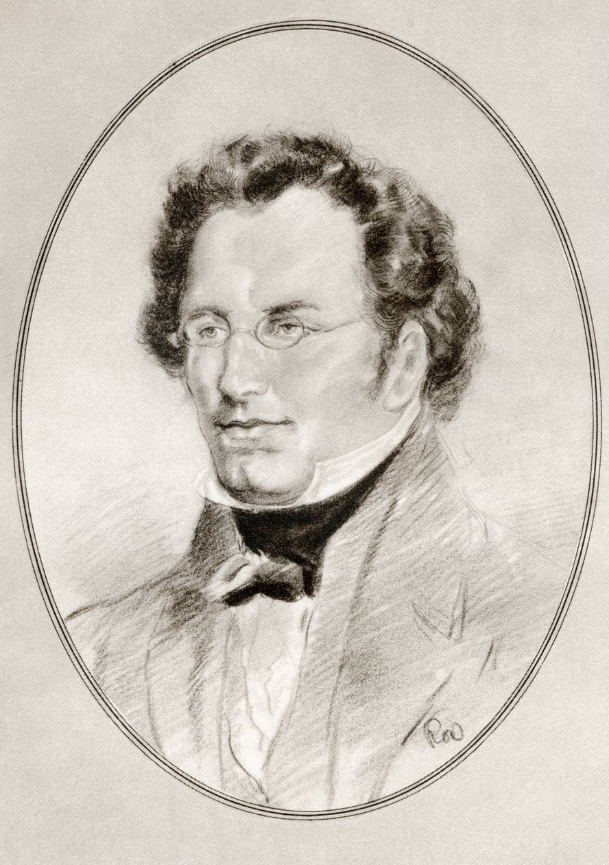 Franz Peter Schubert, aus Living Biographies of Great Composers von Gordon Ross