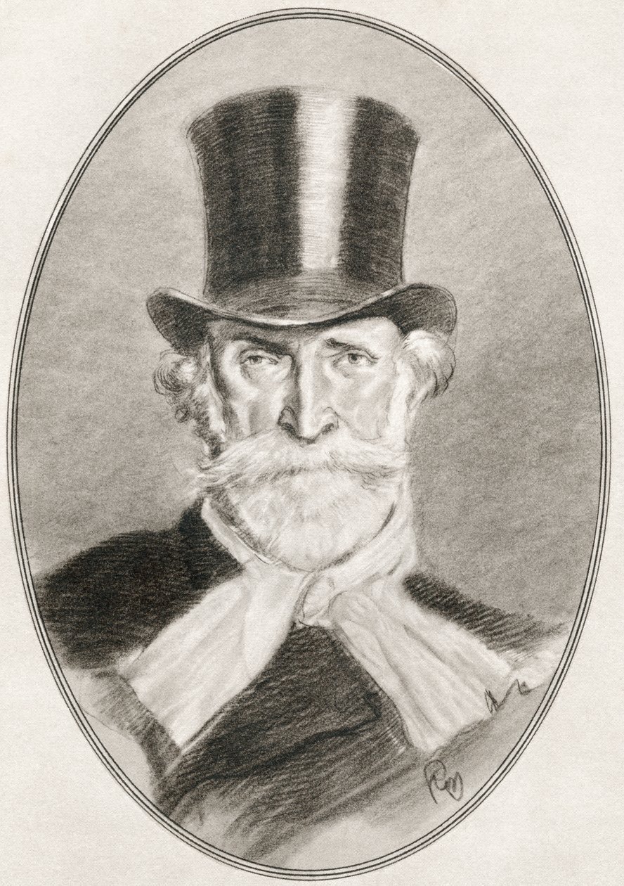 Giuseppe Fortunino Francesco Verdi, aus Living Biographies of Great Composers von Gordon Ross