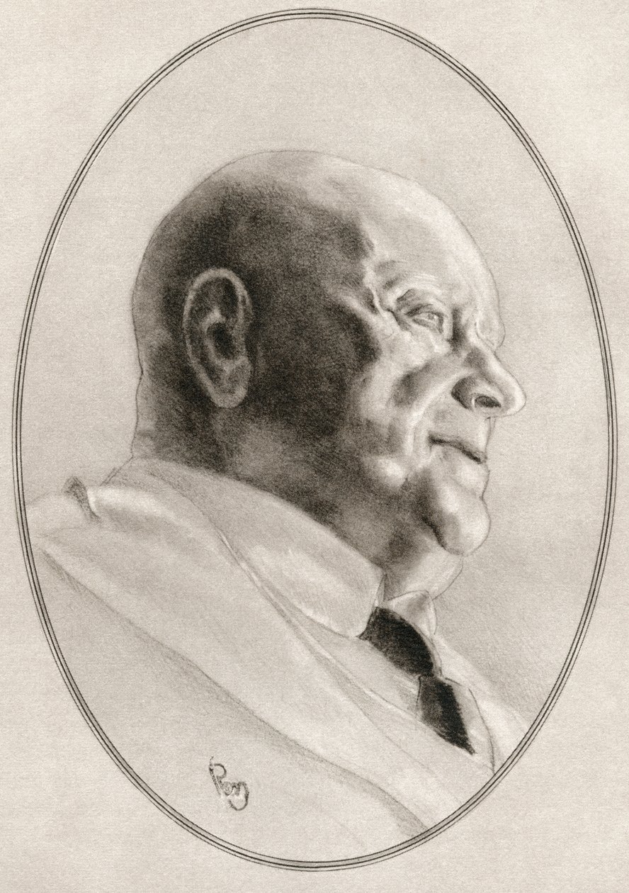 Jean Sibelius, geboren als Johan Julius Christian Sibelius, aus „Lebende Biographien großer Komponisten“ von Gordon Ross