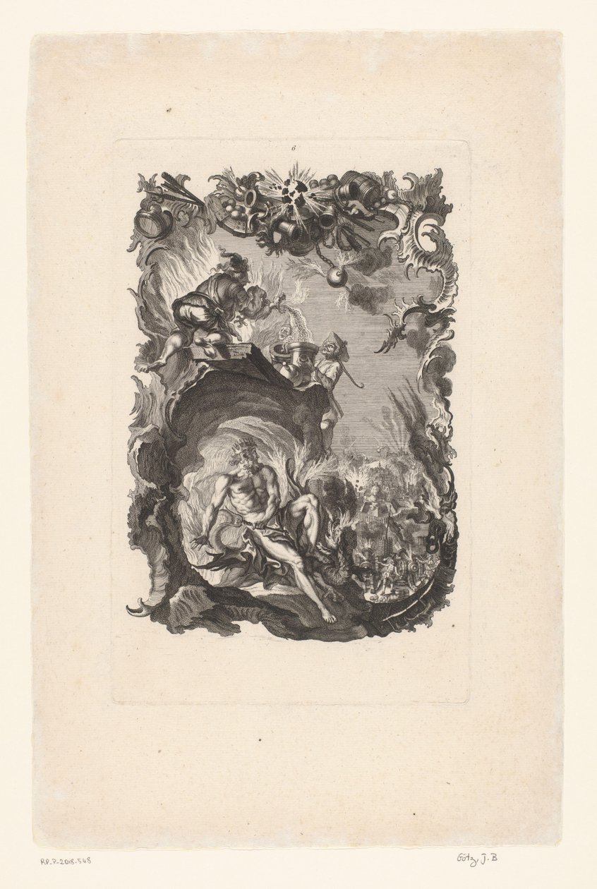 Die Schrecken des Krieges, Nummer 6 (Schrecken des Krieges) von Gottfried Bernhard Götz