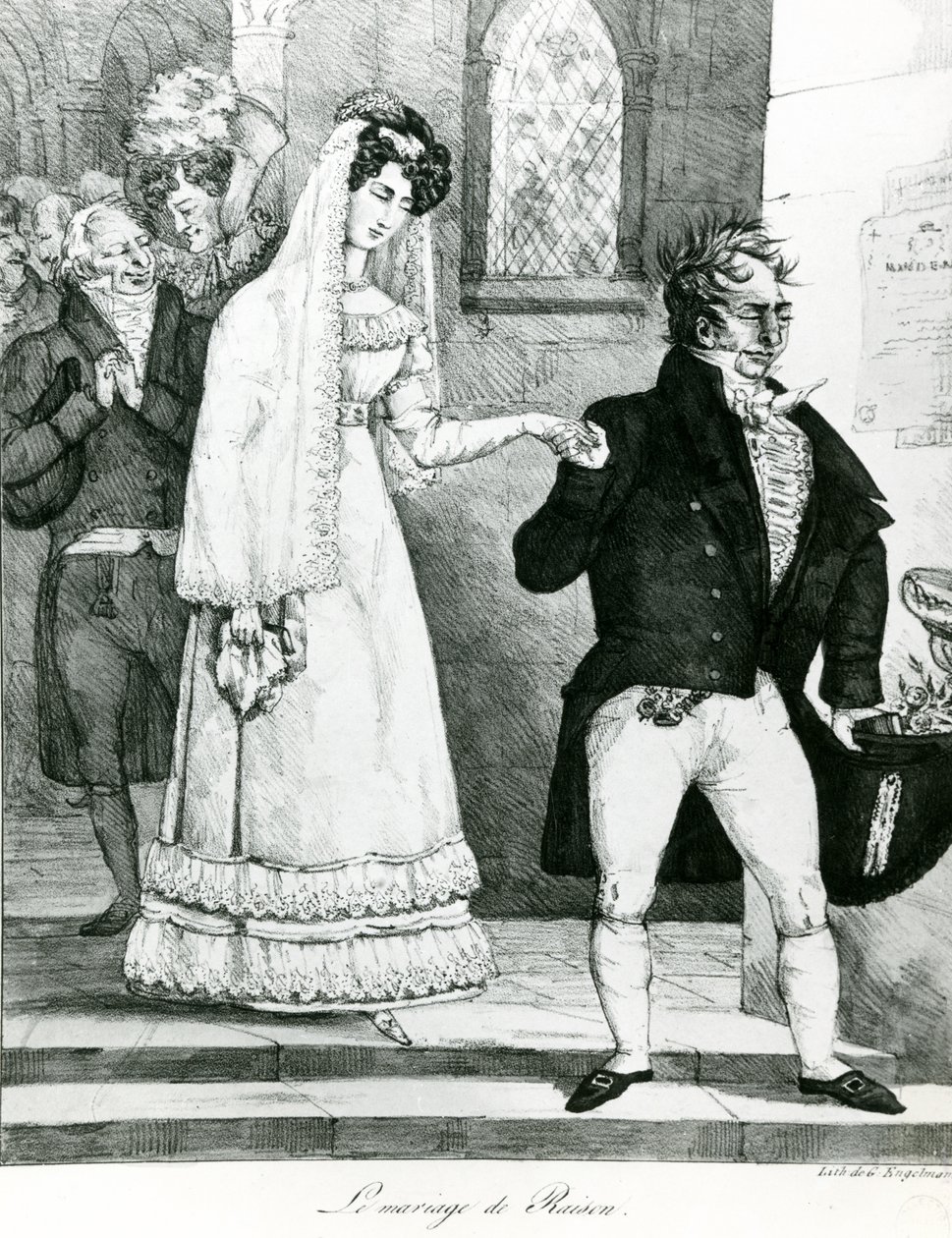 Die Vernunftehe, 1822 von Gottfried or Godefroy Engelmann
