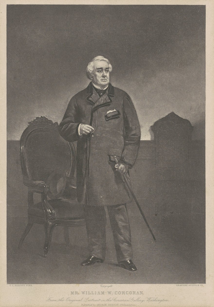 Mr. William W. Corcoran von Goupil and Company, after Charles Loring Elliott