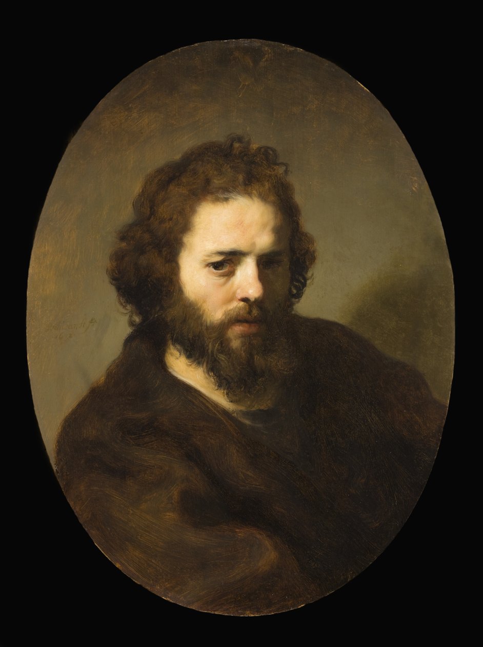 Porträt eines bärtigen Mannes von Govaert Flinck