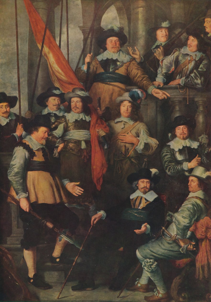Die Kompanie der Bürgerwehr von Amsterdam, 1645 von Govaert Flinck