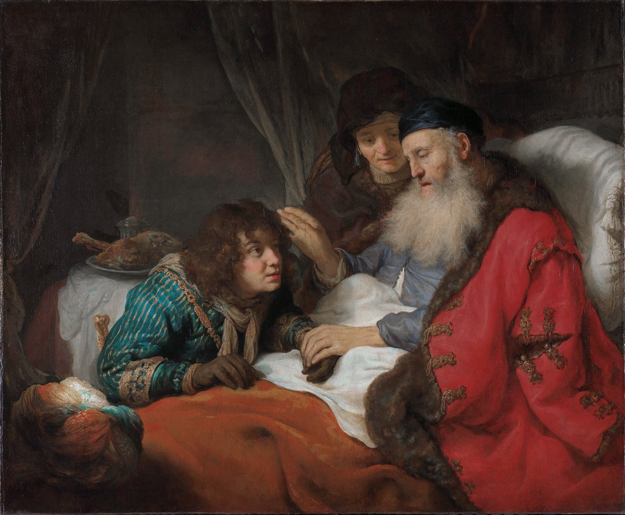 Isaak segnet Jakob von Govert Flinck