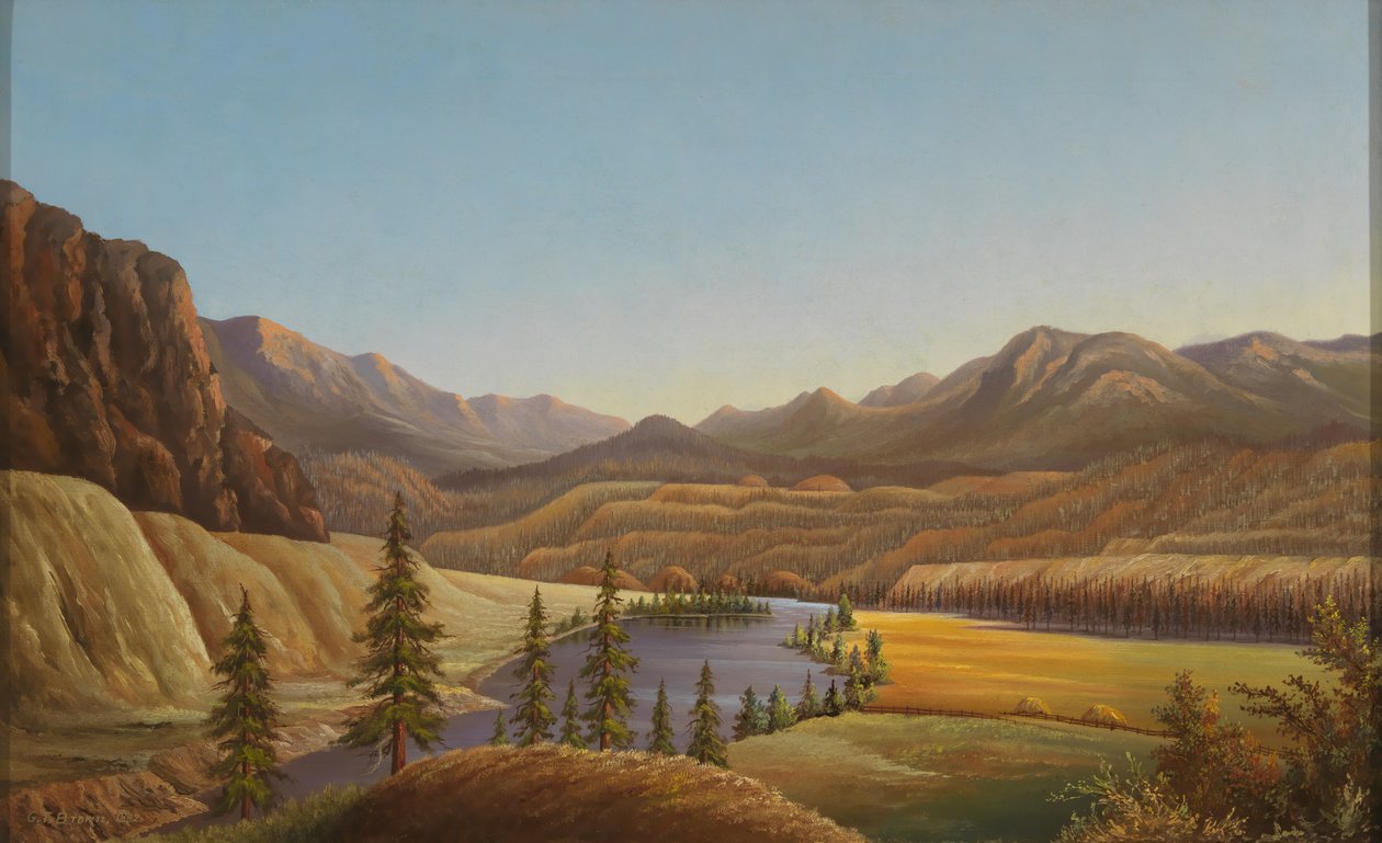 Blick auf den Okanagan-See, British Columbia von Grafton Tyler Brown