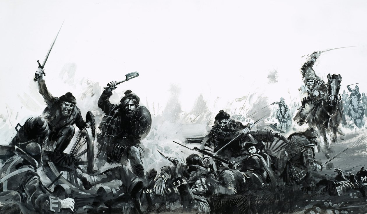 Die Schlacht von Culloden von Graham Coton