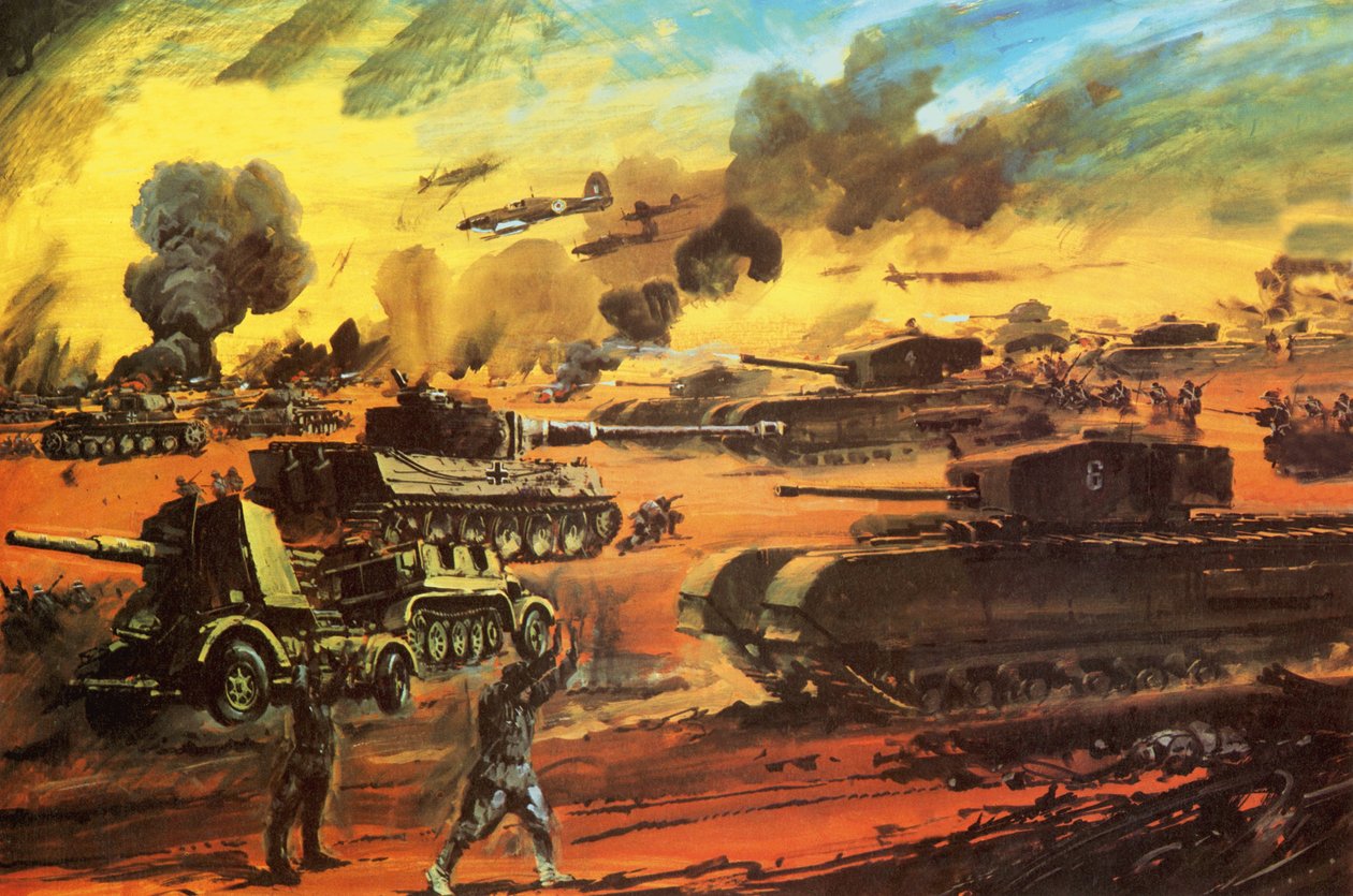 Die Schlacht von El Alamein von Graham Coton