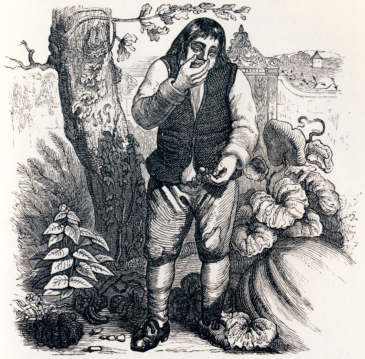 Die Eichel und der Kürbis von Grandville