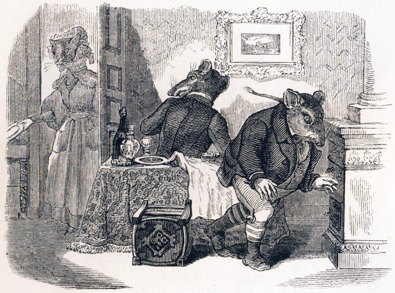 Die Stadtmaus und die Feldmaus - Fabeln von La Fontaine