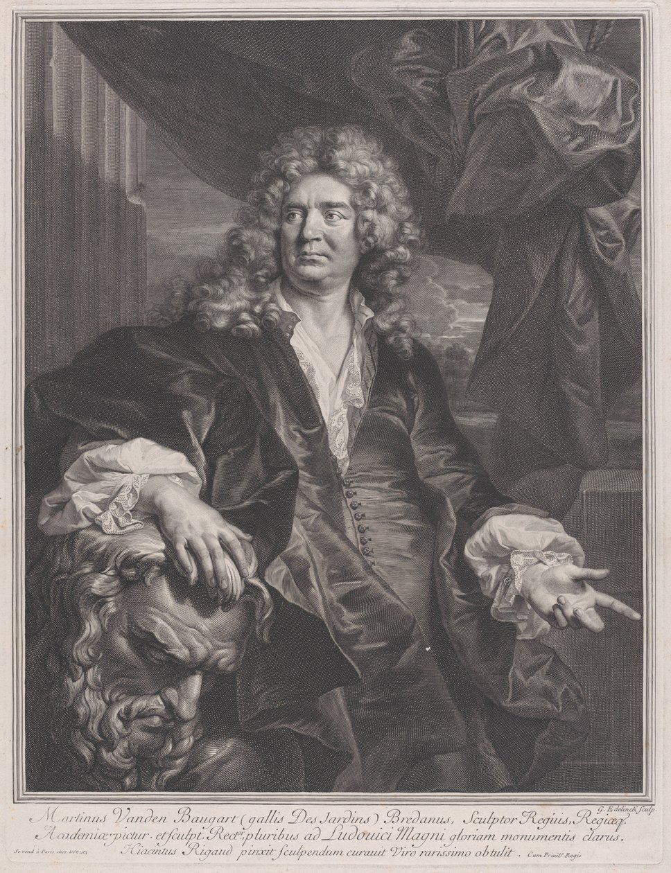 Martin Vanden Bogaert, genannt Desjardins von Gérard Edelinck