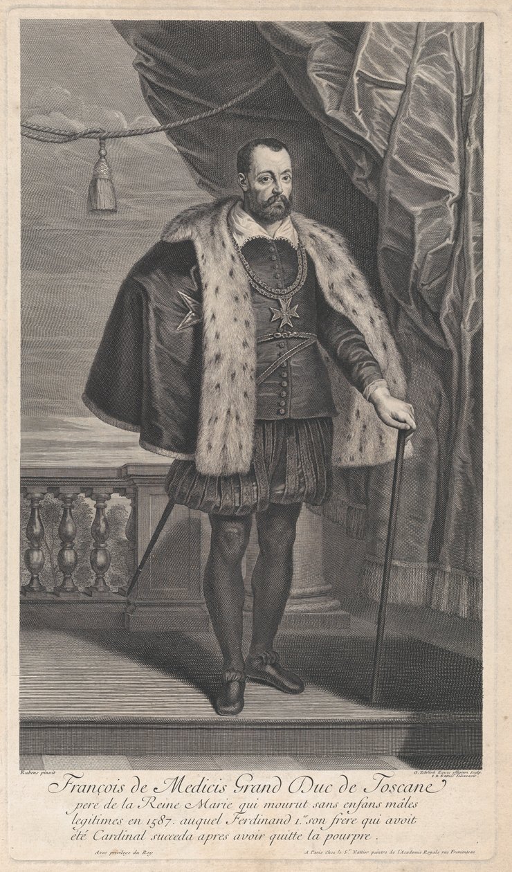 Porträt von Francesco I de