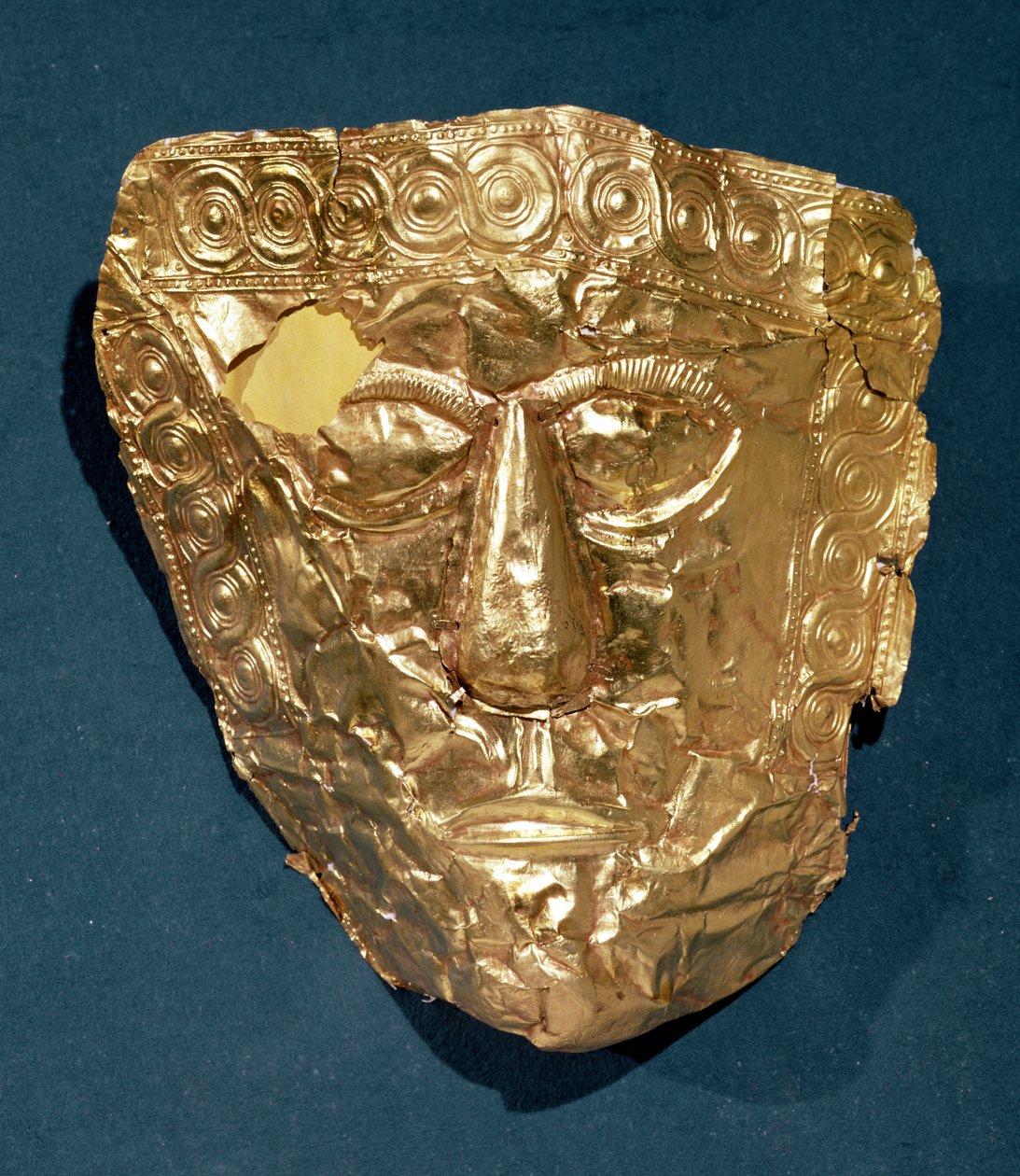 Totenmaske, aus der Nekropole von Trebeniste, Ohridsee, Mazedonien