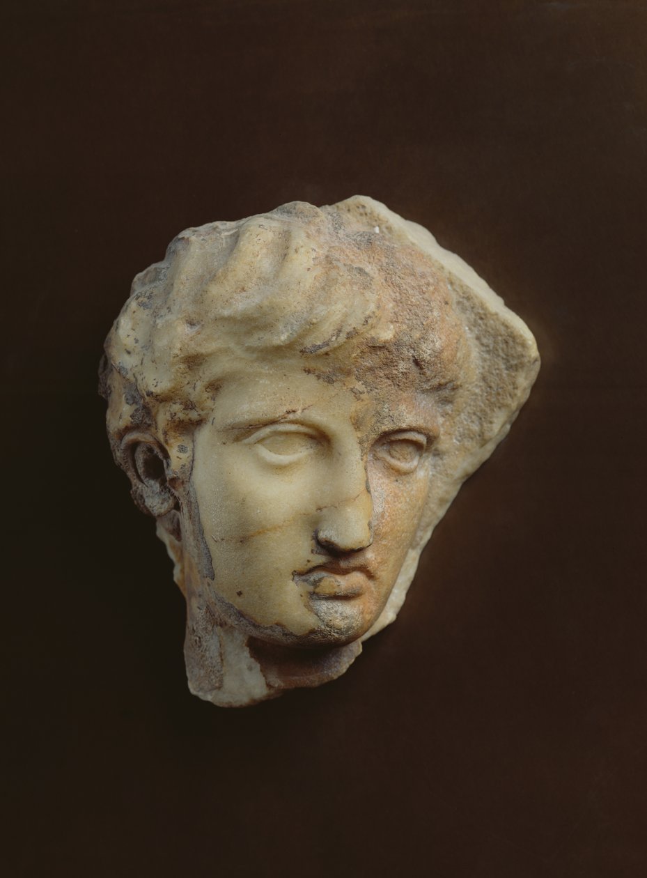 Kopf eines Kavaliers, bekannt als La Coulonche (Marmor) von Greek