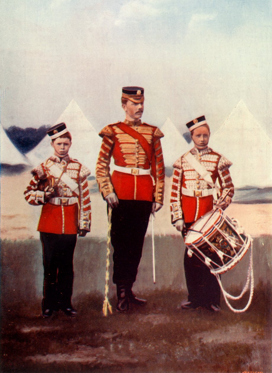 Drum-Major und Trommler, Coldstream Guards