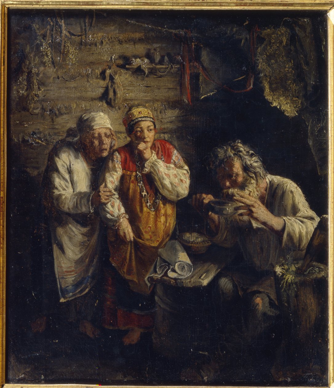 Die Heilerin von Grigori Grigoryevich Myasoedov