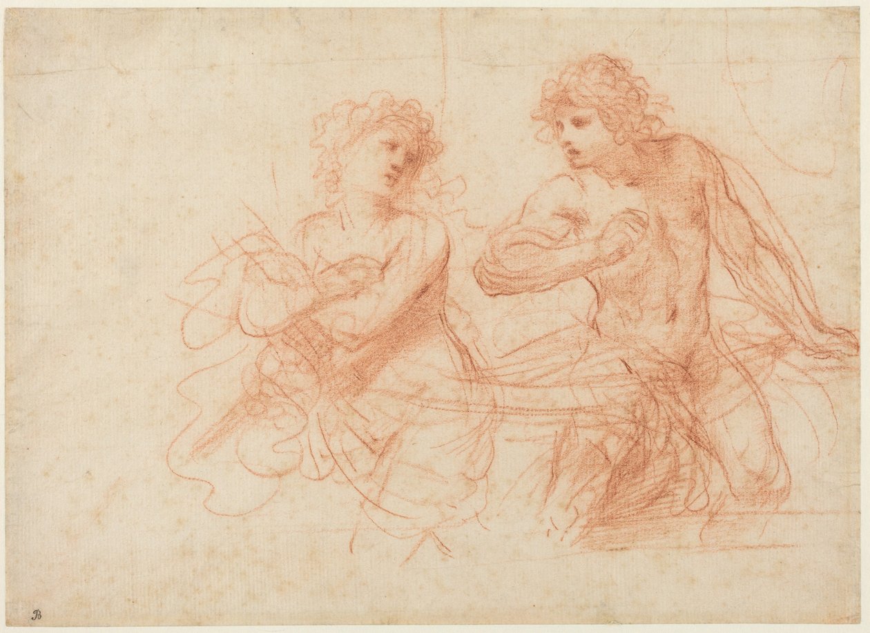 Amnon und Tamar von Guercino (1591-1666)